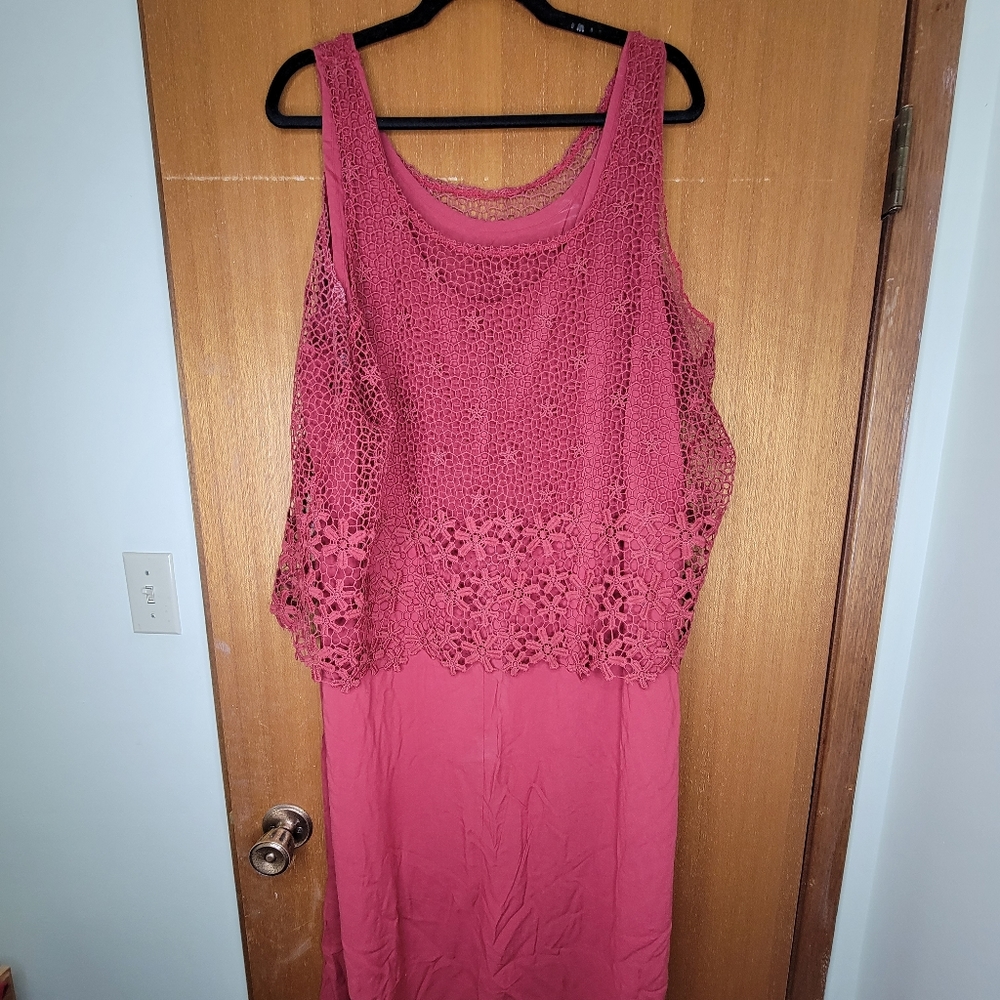 Burnt Orange Maxi Dress